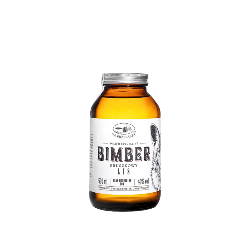 Na Przelaczy Bimber Lis Gruszkowy 0,5 l – wódka smakowa gruszkowa Mundivie.