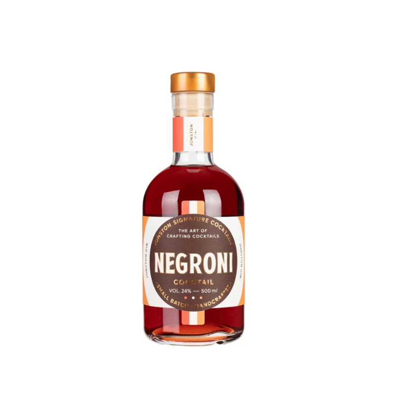 Butelka Negroni Jonston 24% 0,5 L – gotowy koktajl premium.