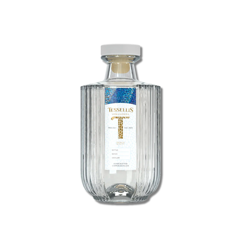 Butelka Tessellis Vodka Gliwicka 40% o pojemności 0,7l.