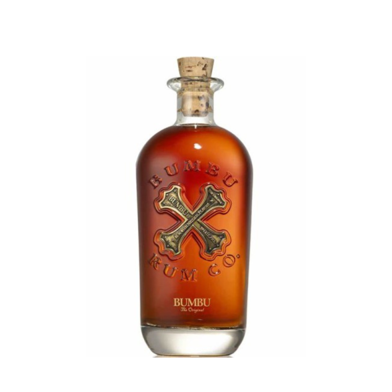 Bumbu Original Rum 40% 0,7 L – karaibski rum dojrzewający do 15 lat w beczkach po bourbonie. Aromaty wanilii, karmelu i przypraw. Gładki i pełny.