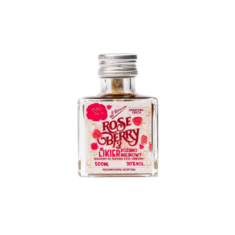 Likier różano malinowy RoseBerry J. Urbanowicz 100 ml 30% miniatura