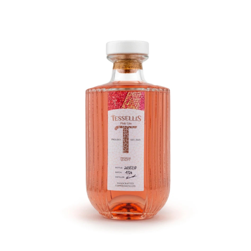 Tessellis Pink Gin polski gin różowy premium 700 ml