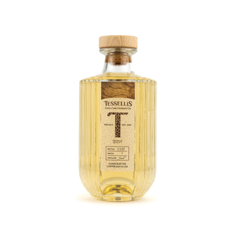 Tessellis Port Cask Finish Gin polski gin premium 49,6% 700 ml
