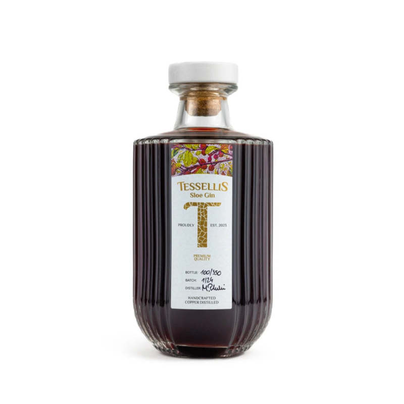 Tessellis Sloe Gin likier na bazie ginu tarnina 35% 700 ml