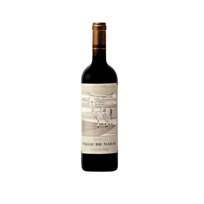 Butelka czerwonego wina Valle de Nabal Tempranillo Ribera del Duero 0,75L z Hiszpanii