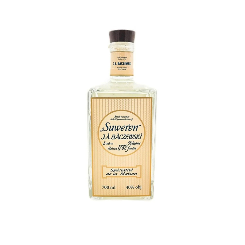 J.A. Baczewski Suweren – likier cytrusowy 40% 0,7 l.