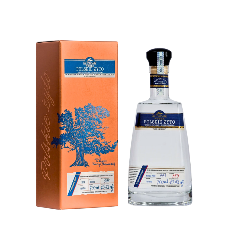 Wódka Polskie Żyto 0,7 l – limitowana polska wódka żytnia premium.