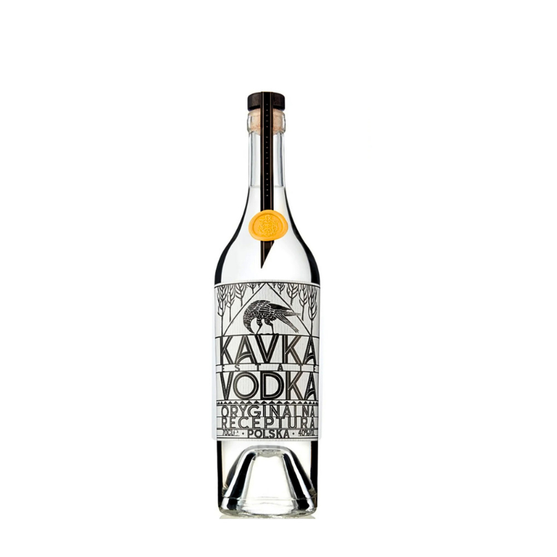 Kavka Vodka 40% 0,7 l – polska wódka premium z destylatem jabłkowym i śliwkowym.
